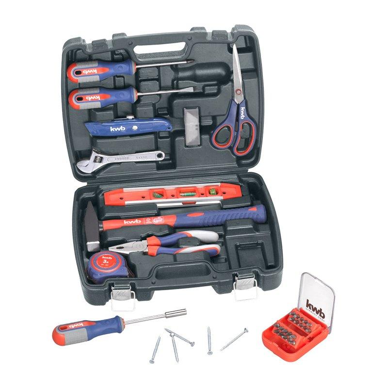 Valigetta utensili in plastica set 40 pezzi