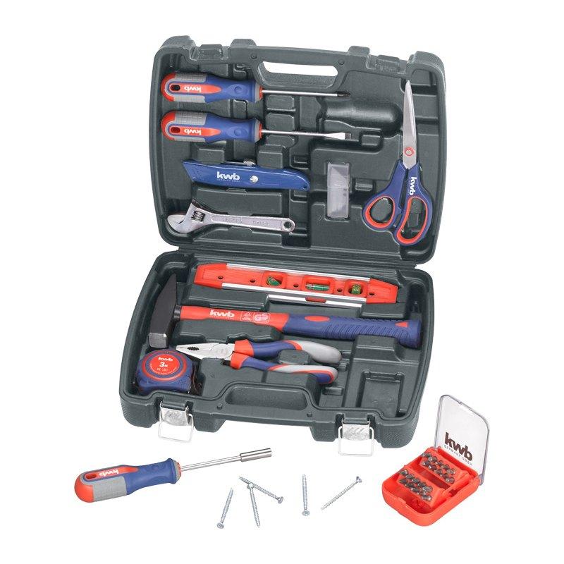 Valigetta utensili in plastica set 40 pezzi