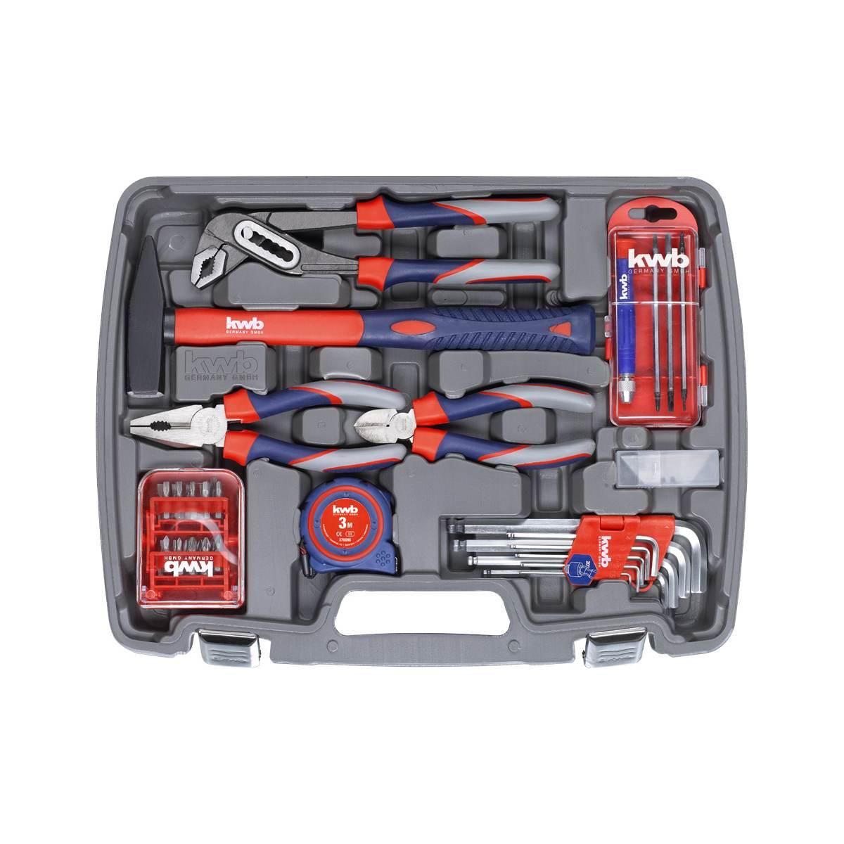 Valigetta utensili in plastica set 65 pezzi