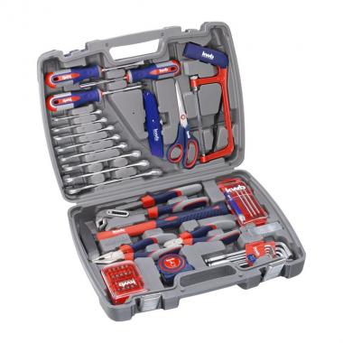 Valigetta utensili in plastica set 65 pezzi