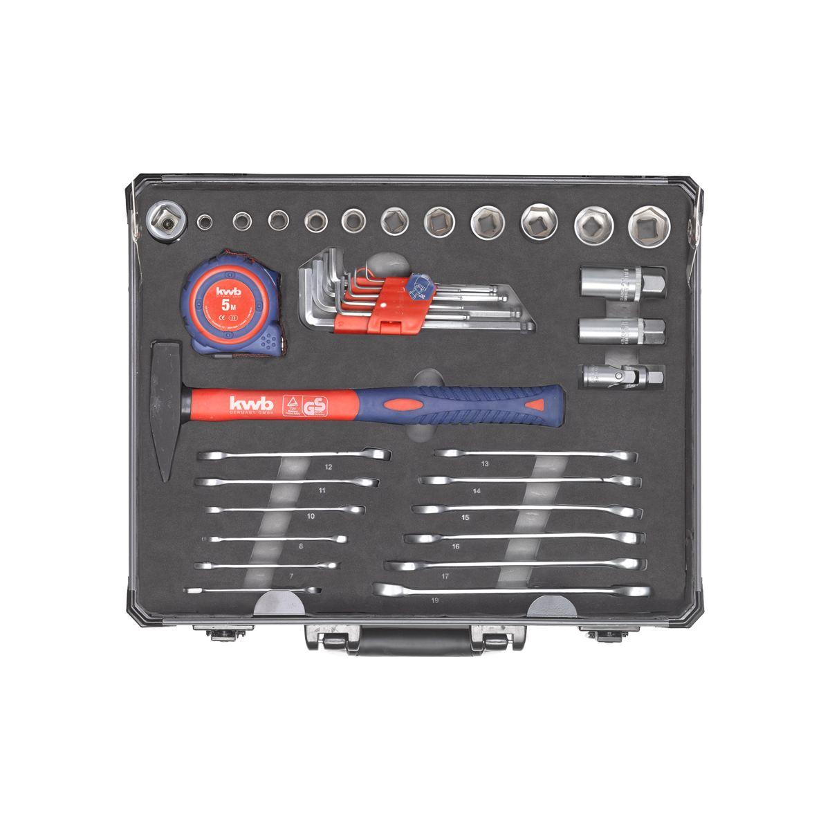 Valigetta utensili alluminio set 51 pezzi