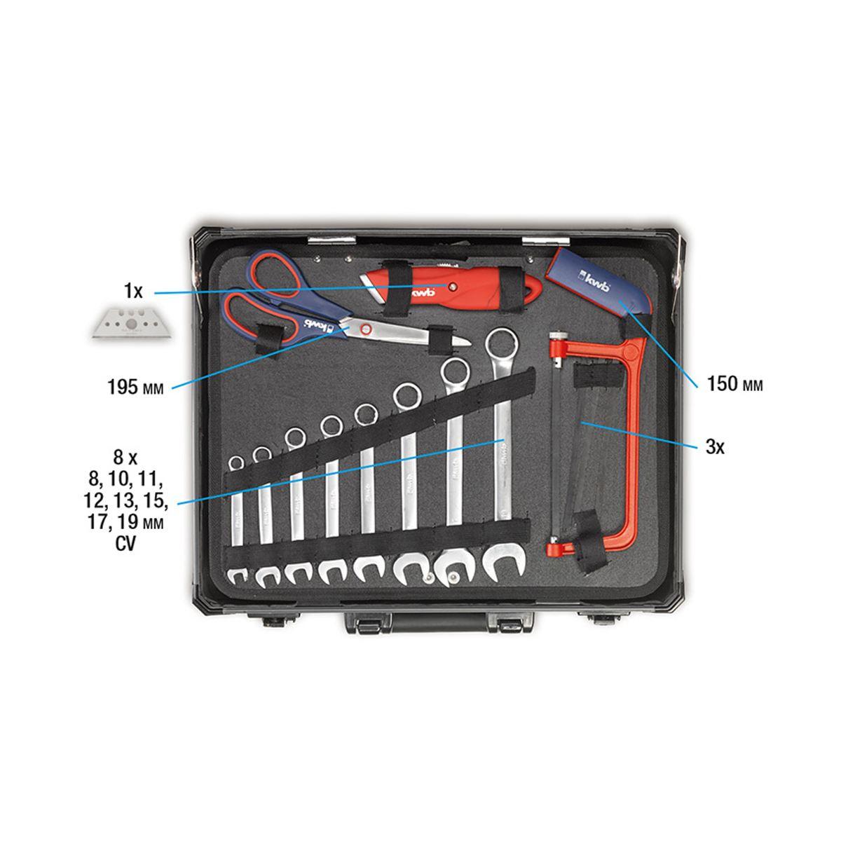Valigetta utensili alluminio set 99 pezzi