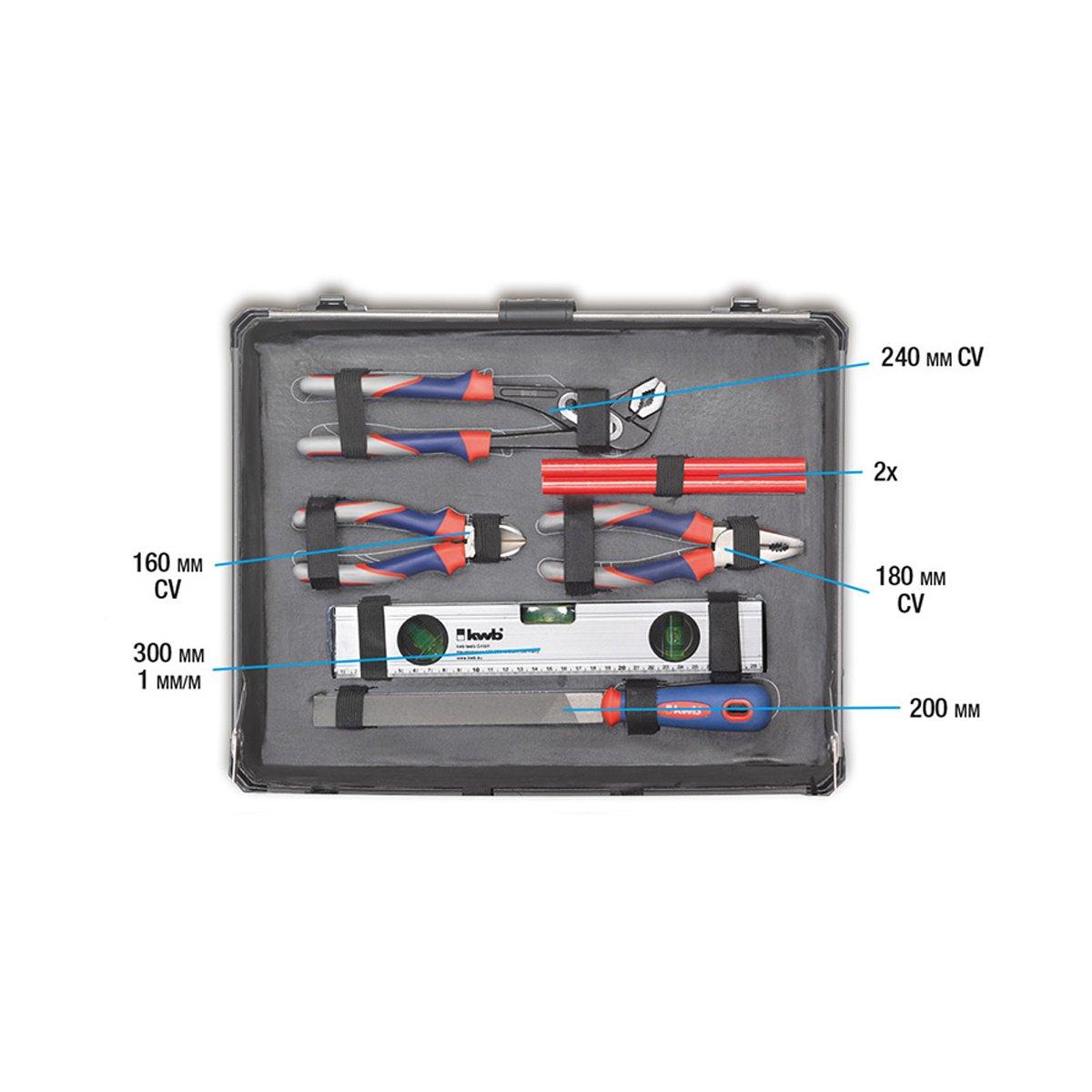 Valigetta utensili alluminio set 99 pezzi