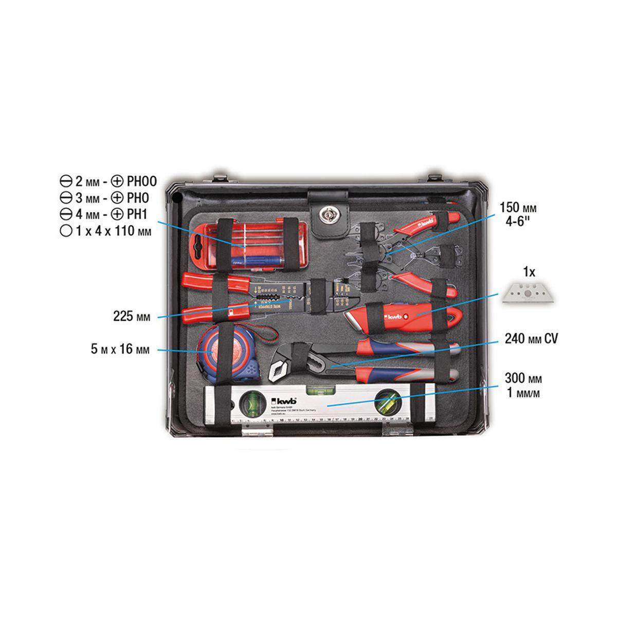 Valigetta utensili alluminio 129 pezzi