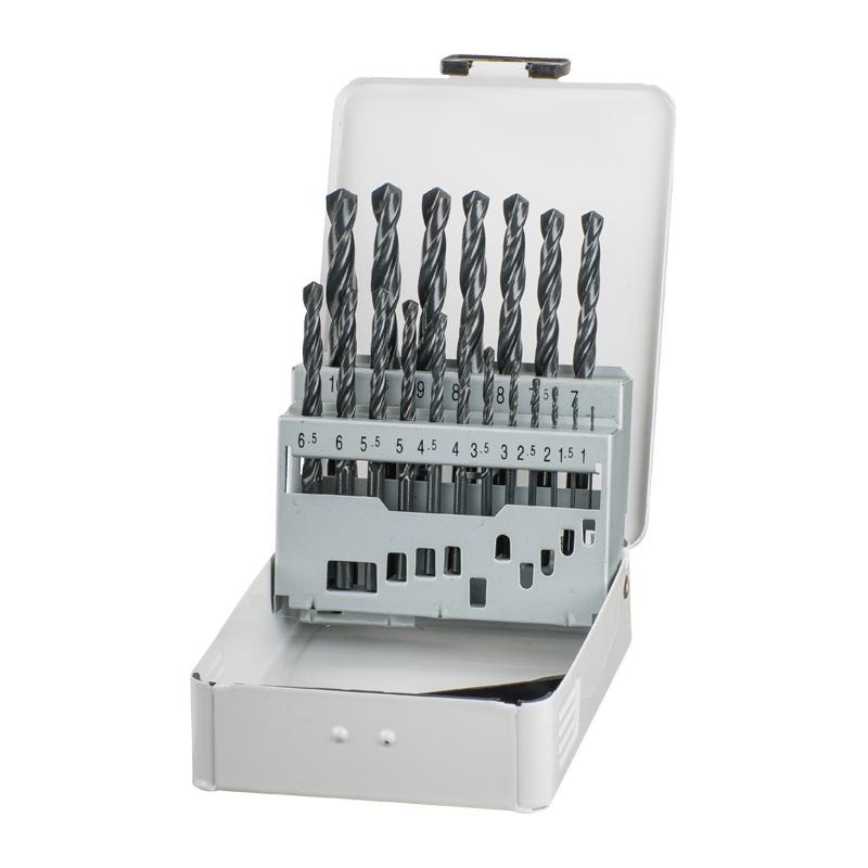 Set 19 punte elicoidali HSSbox