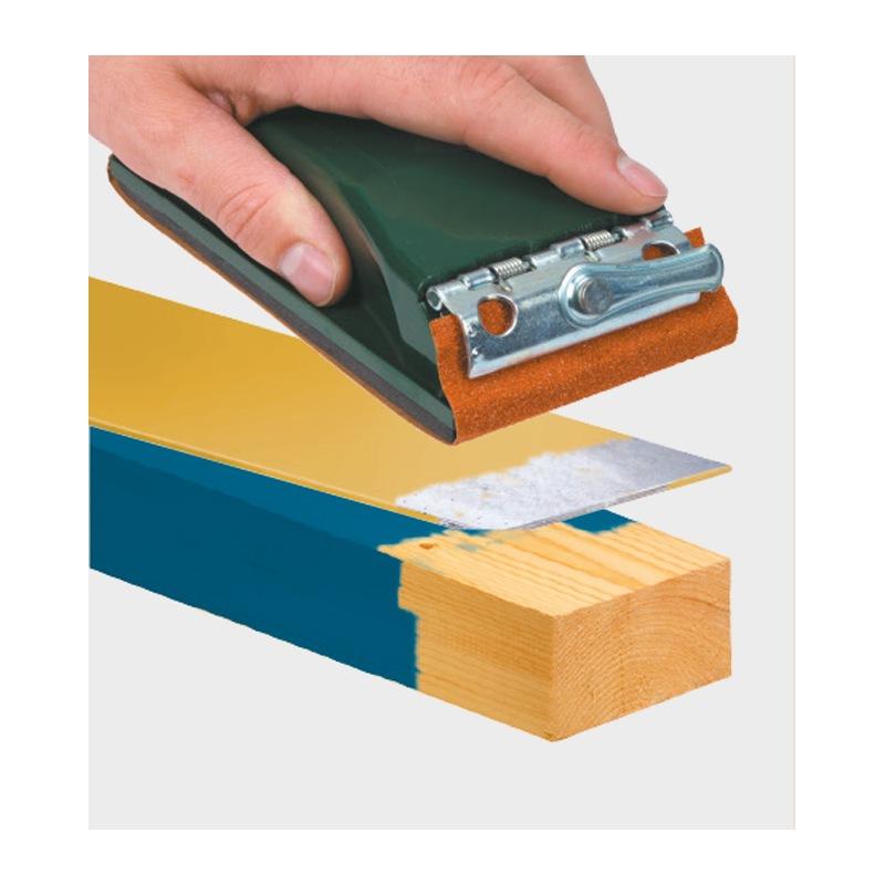 Levigatrice portatile professionale, con serraggio a molla