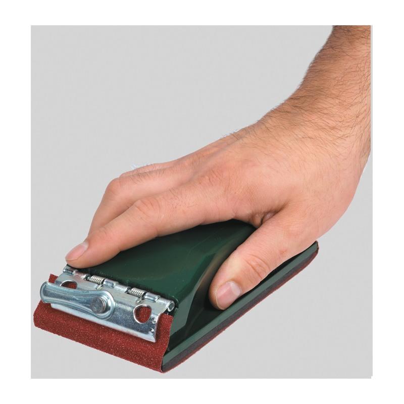 Levigatrice portatile professionale, con serraggio a molla