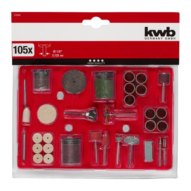 Set mini accessori per smerigliatrice a stelo - 105 pezzi
