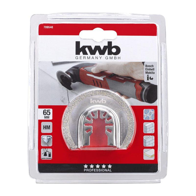 Lama semi-circolare multifunzione DIAMANTATA 65 mm