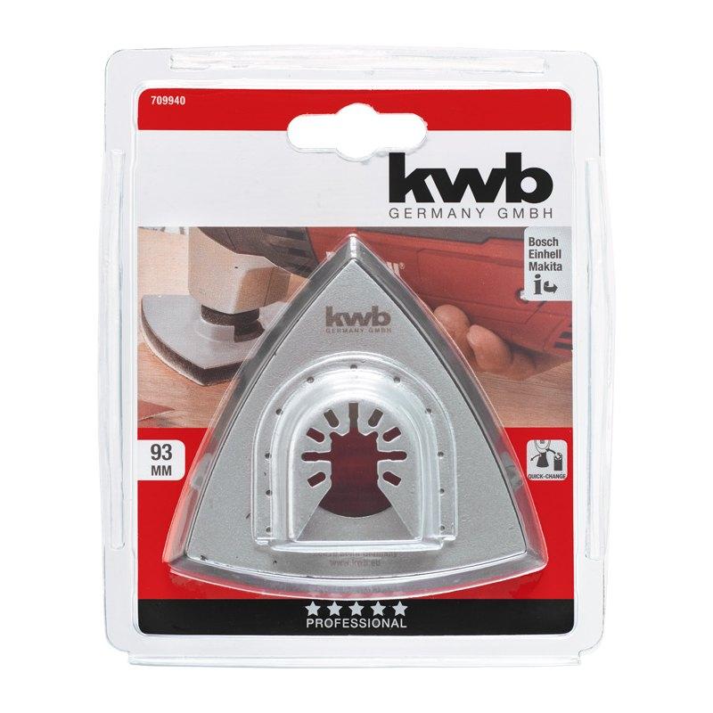 Platorello levigatura multifunzione Delta velcro 93 mm