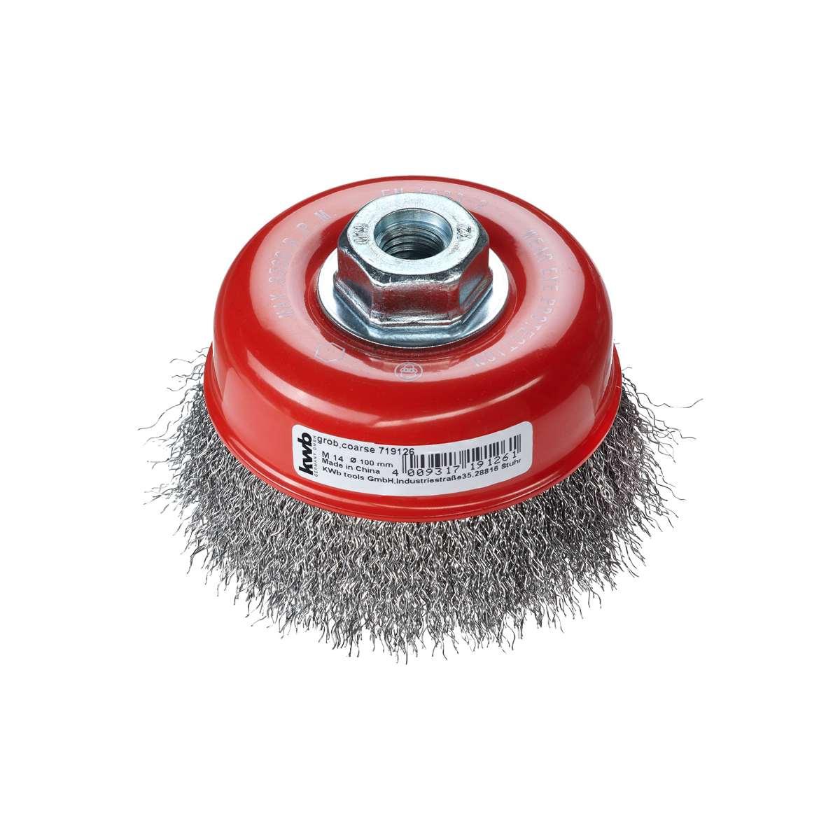 Aggresso-flex  spazzola a tazza, filo di acciaio, Ø 60 x 0,35 mm, intrecciata