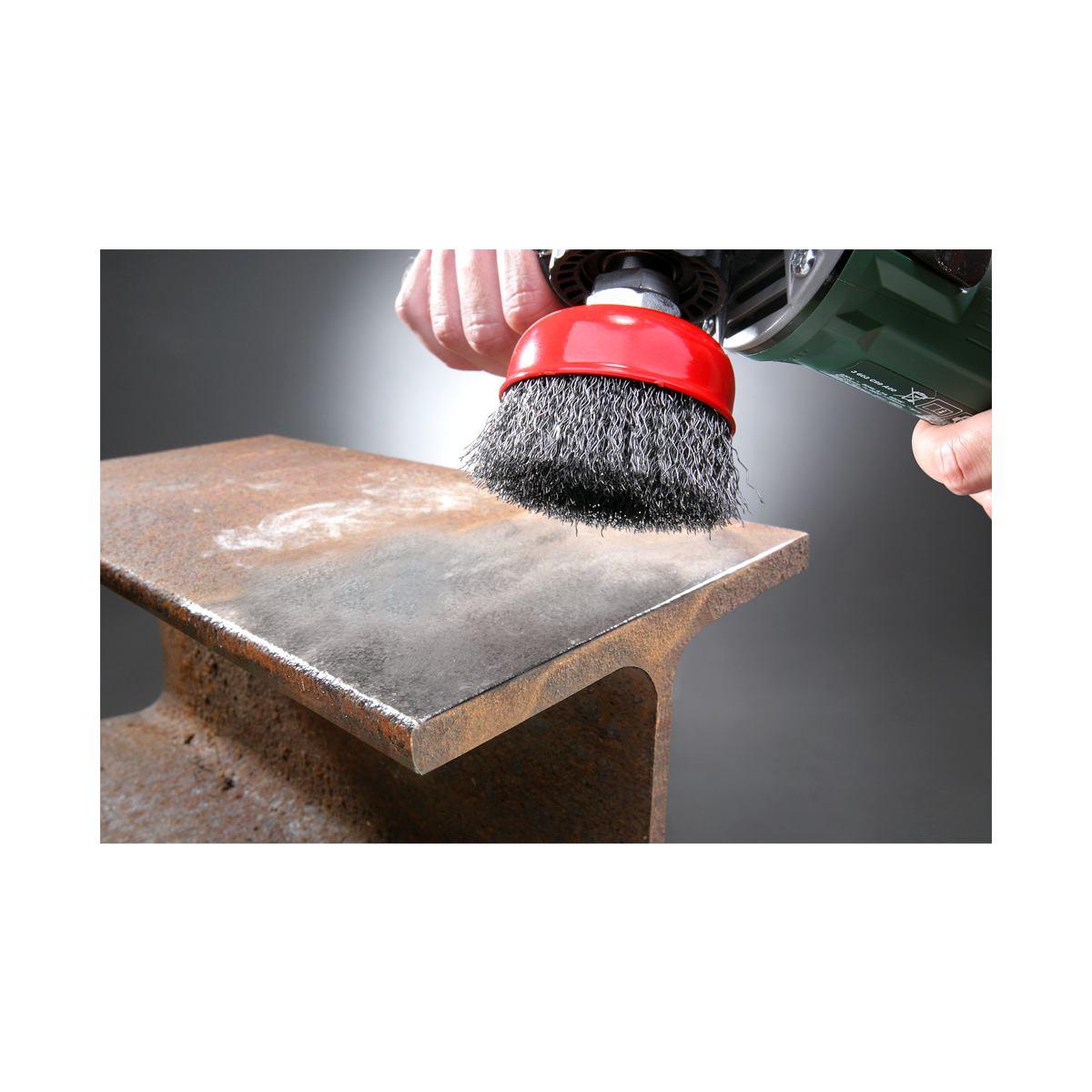 Aggresso-flex  spazzola a tazza, filo di acciaio, Ø 60 x 0,35 mm, intrecciata