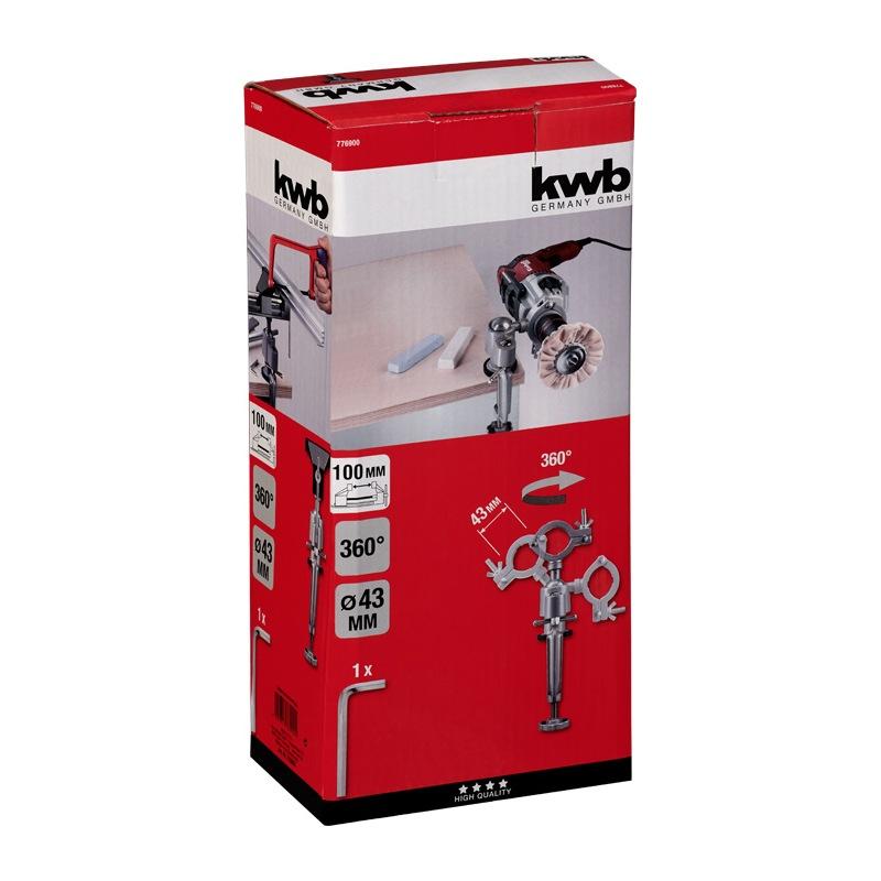 Morsa con snodo sferico 75x60mm