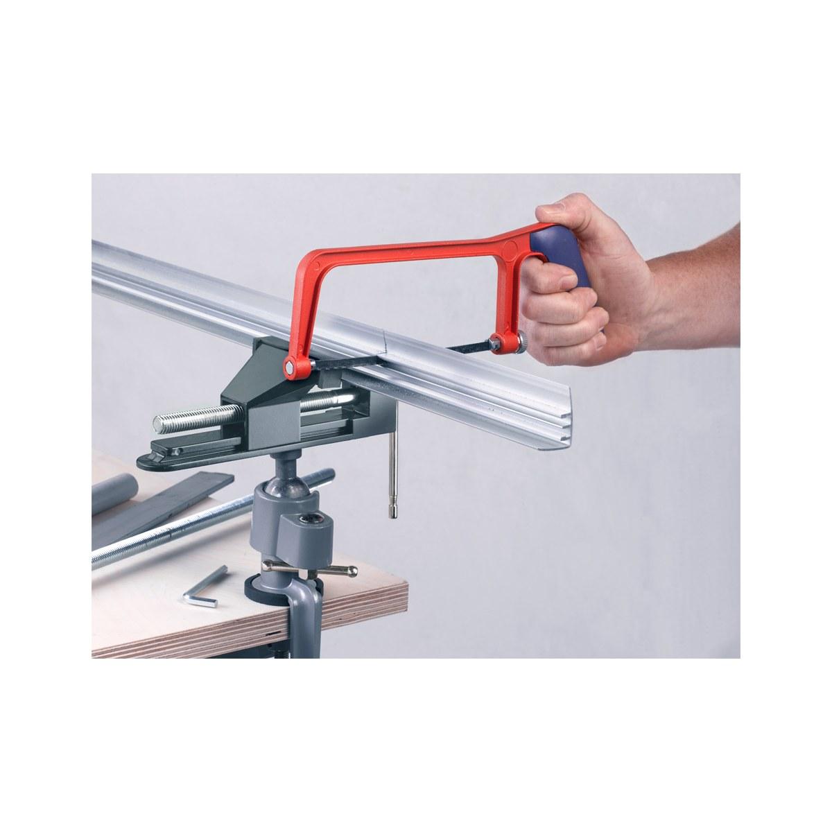 Morsa con snodo sferico 75x60mm