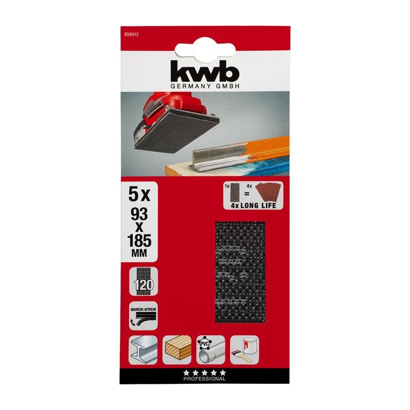 Rete abrasiva rettangolare 93x185 g80