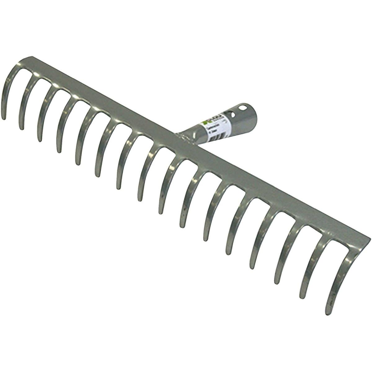 Rastrello 16 denti acc. verniciato s/manico 'lif'