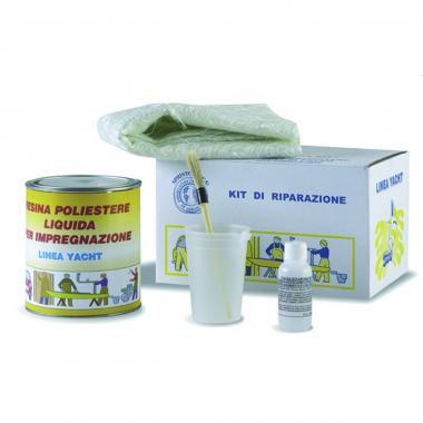 STUCCO VETRORESINA IN KIT ml 750 C\\LANA