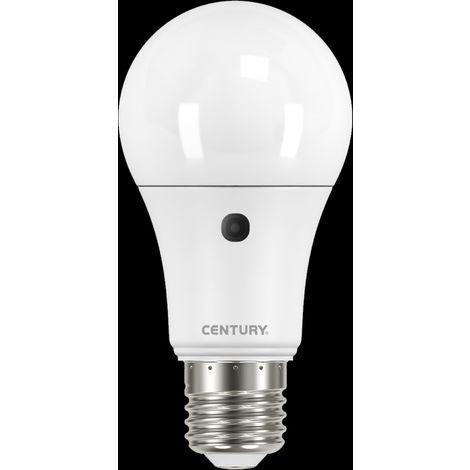 Lampada led sensor plus goccia 10w e27 3000k century