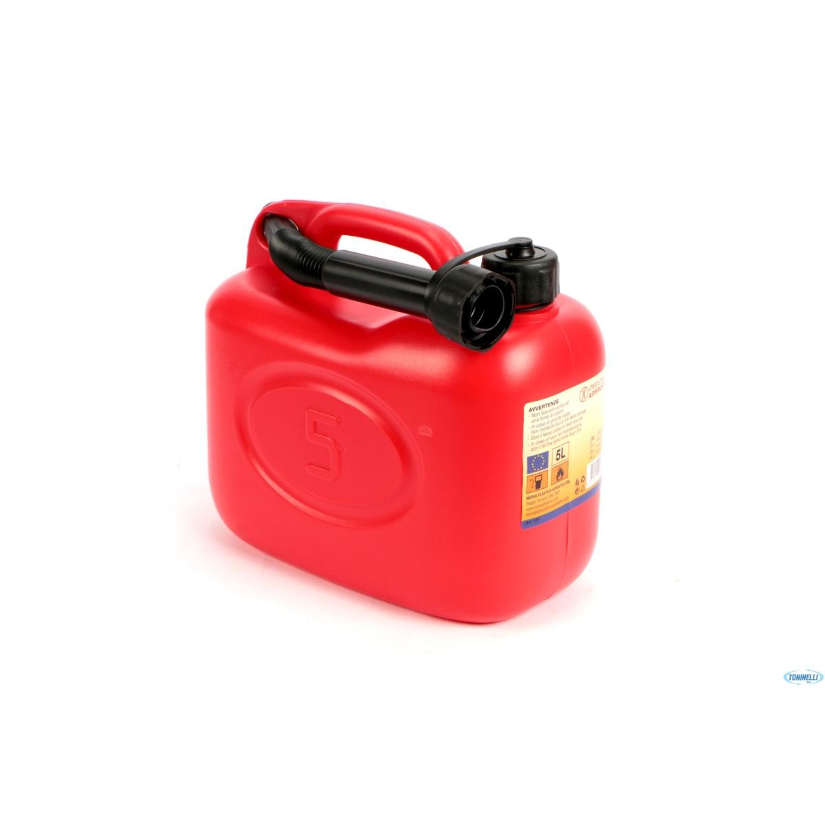 Tanica per idrocarburi in pvc lt.5