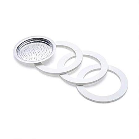 Blister 3 guarnizioni + 1 filtro 1 tazza per caffe'