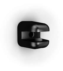 Reggipiano plast. nero cm.2,7