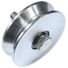 RUOTA X CANCELLO SCORREVOLE GOLA Y 1 CUSCINETTO 335V 80mm