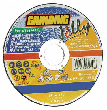 Disco taglio ferro jolly multiuso 115x1,6 grinding