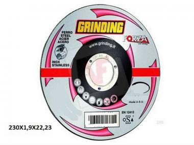 Disco taglio ferro 230x1,9 grinding forza