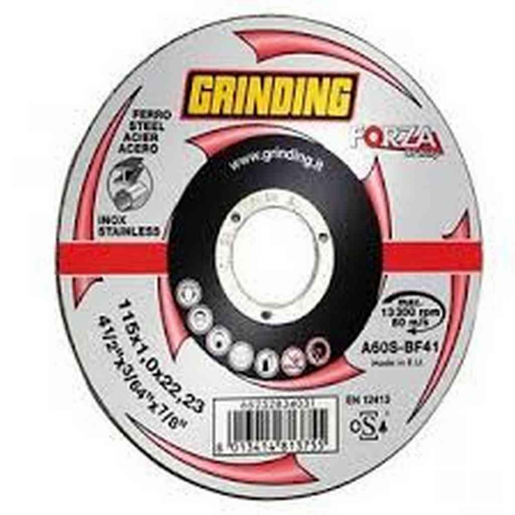 Disco taglio ferro 115x1,0 grinding forza