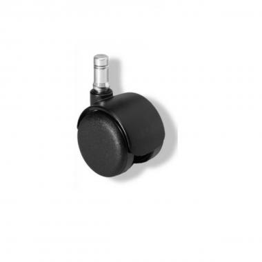 Ruote per mobili doppia perno innesto d.50 in poliammide - perno 11x22