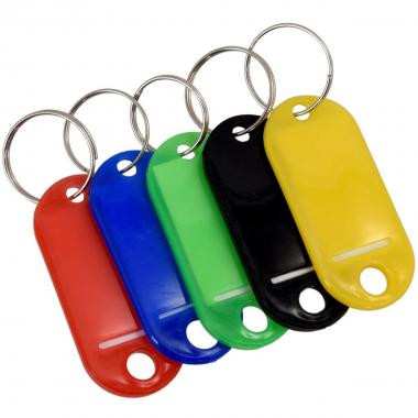 Targhetta portachiavi in plast