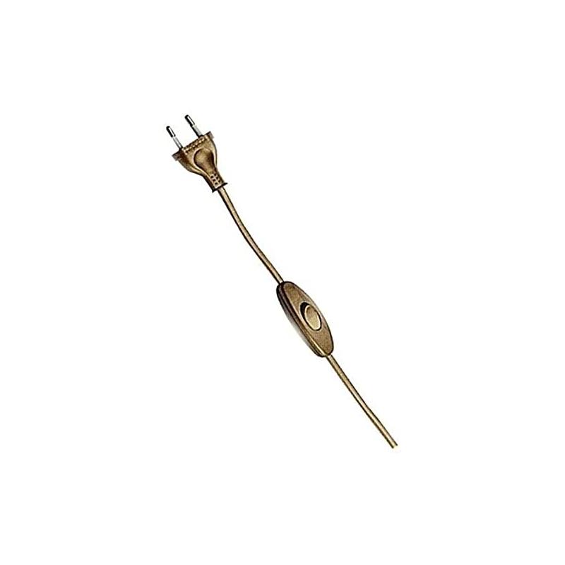 Cavetto cablato bajour 1,5 mt oro