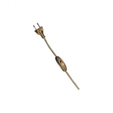 Cavetto cablato bajour 1,5 mt oro