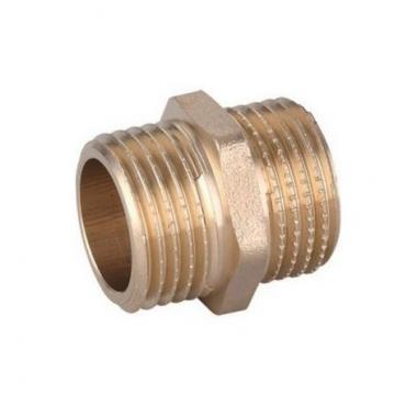 NIPPLES OTTONE DRITTO GIALLO  3/4"