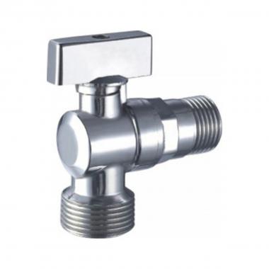 Rubinetto lavatrice a sfera cromo 1/2x3/4