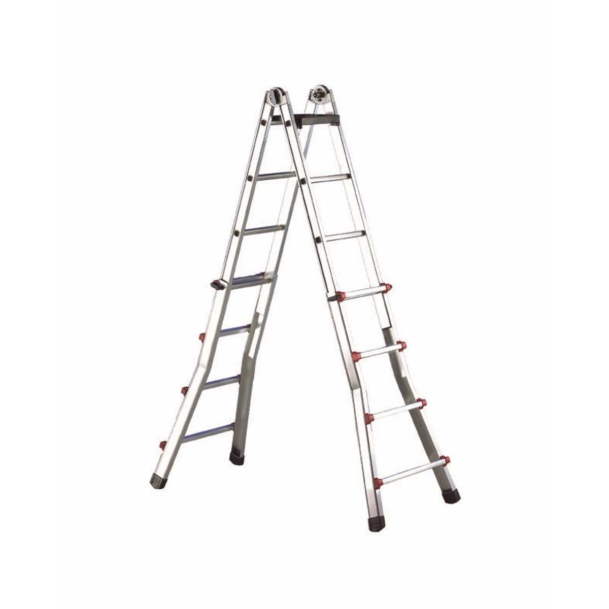 Scala telescopica in alluminio scalissima 10+10 da a 2,51 a 5,22mt