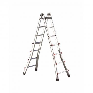Scala telescopica in alluminio scalissima 10+10 da a 2,51 a 5,22mt