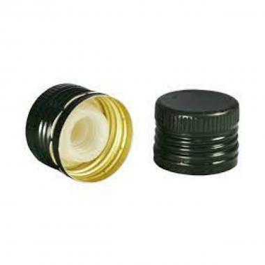 Tappo per bottiglia olio 31,5x24 col. verde scuro prefilettato