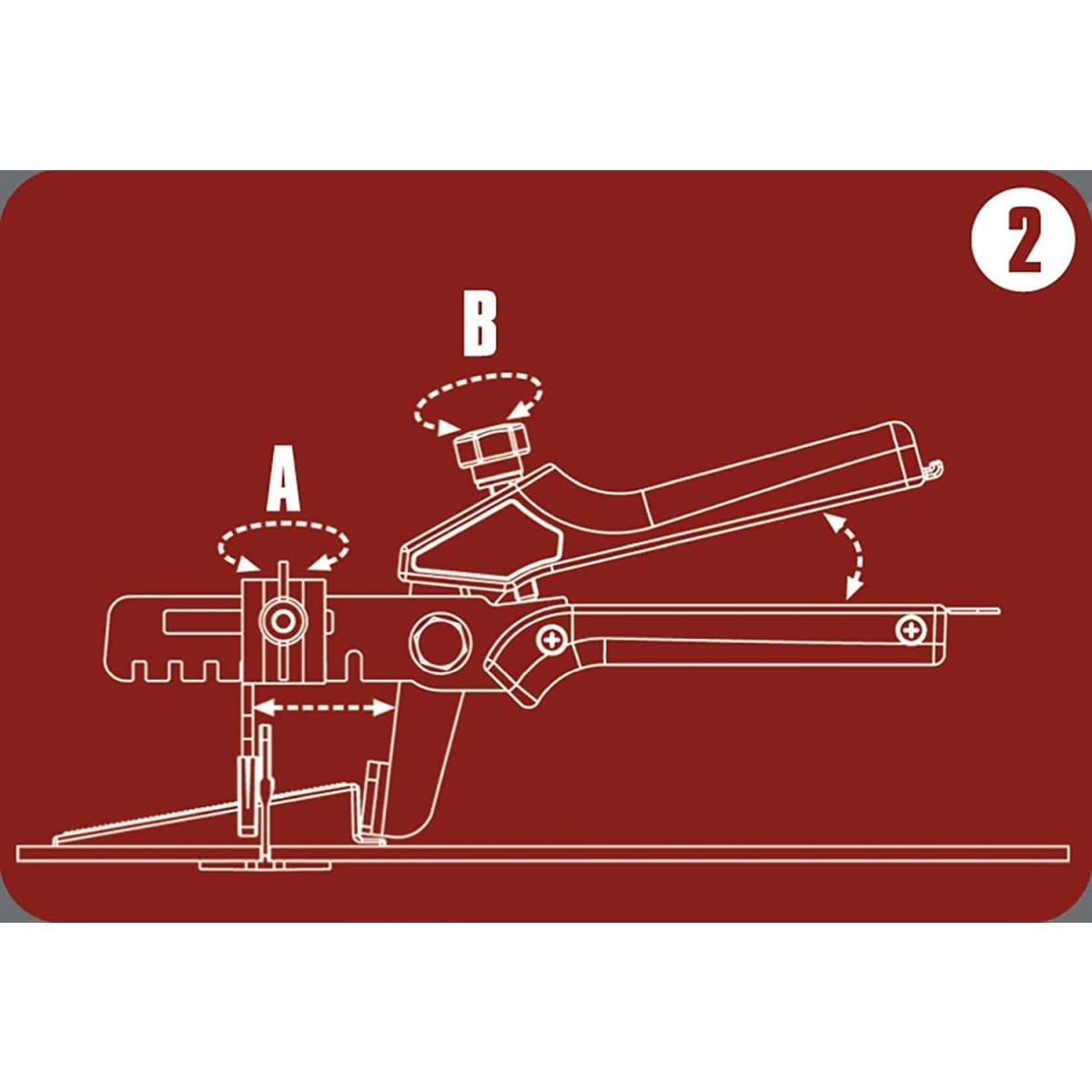 Pinza trazione  regolabile x cunei raimondi art.231n