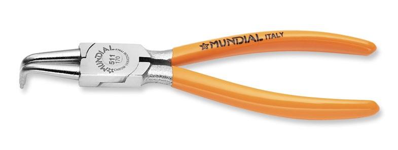 PINZA PER ANELLI ELASTICI INTERNI BECCHI PIEGATI 140 mm