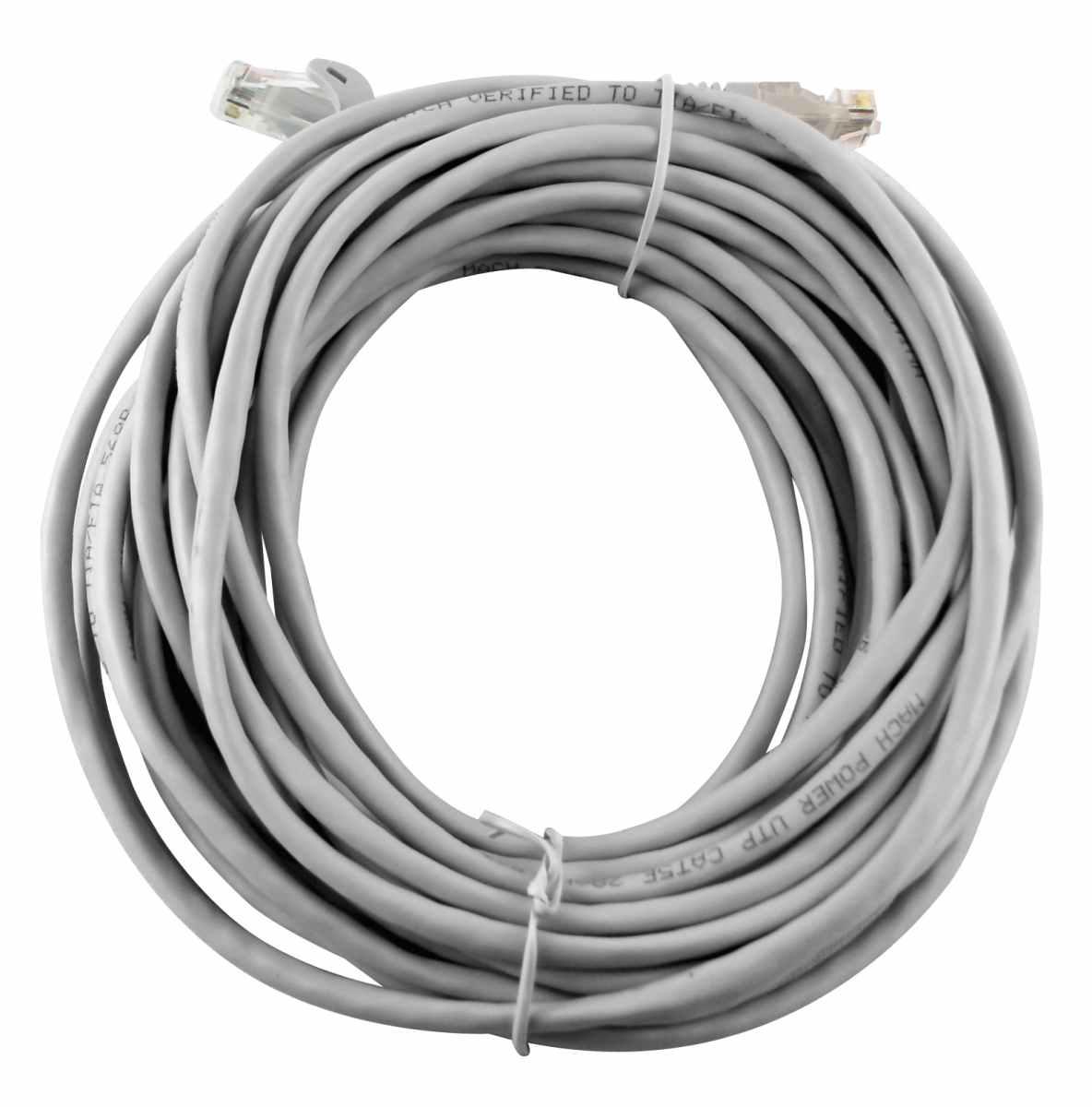 Cavo ethernet cat.6 lan utp plug rj45/rj45 grigio mt.5