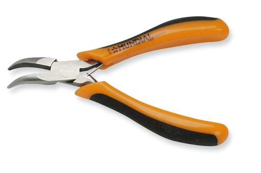 Pinza elettronica becchi mezz. piegati