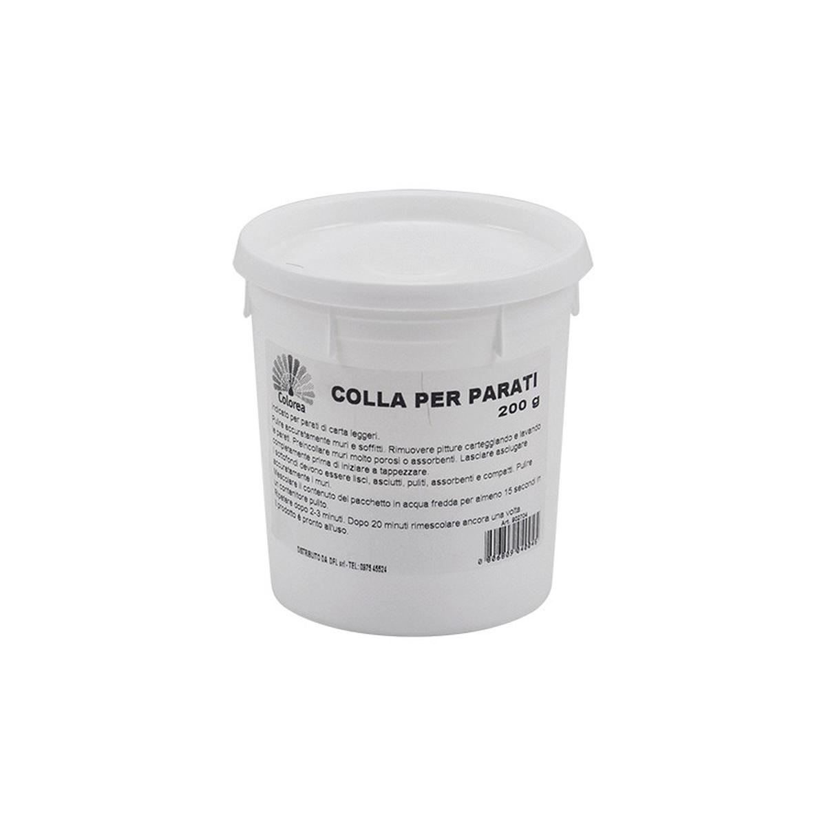 Colla x parati  gr.200 in barattolo -'colorea'