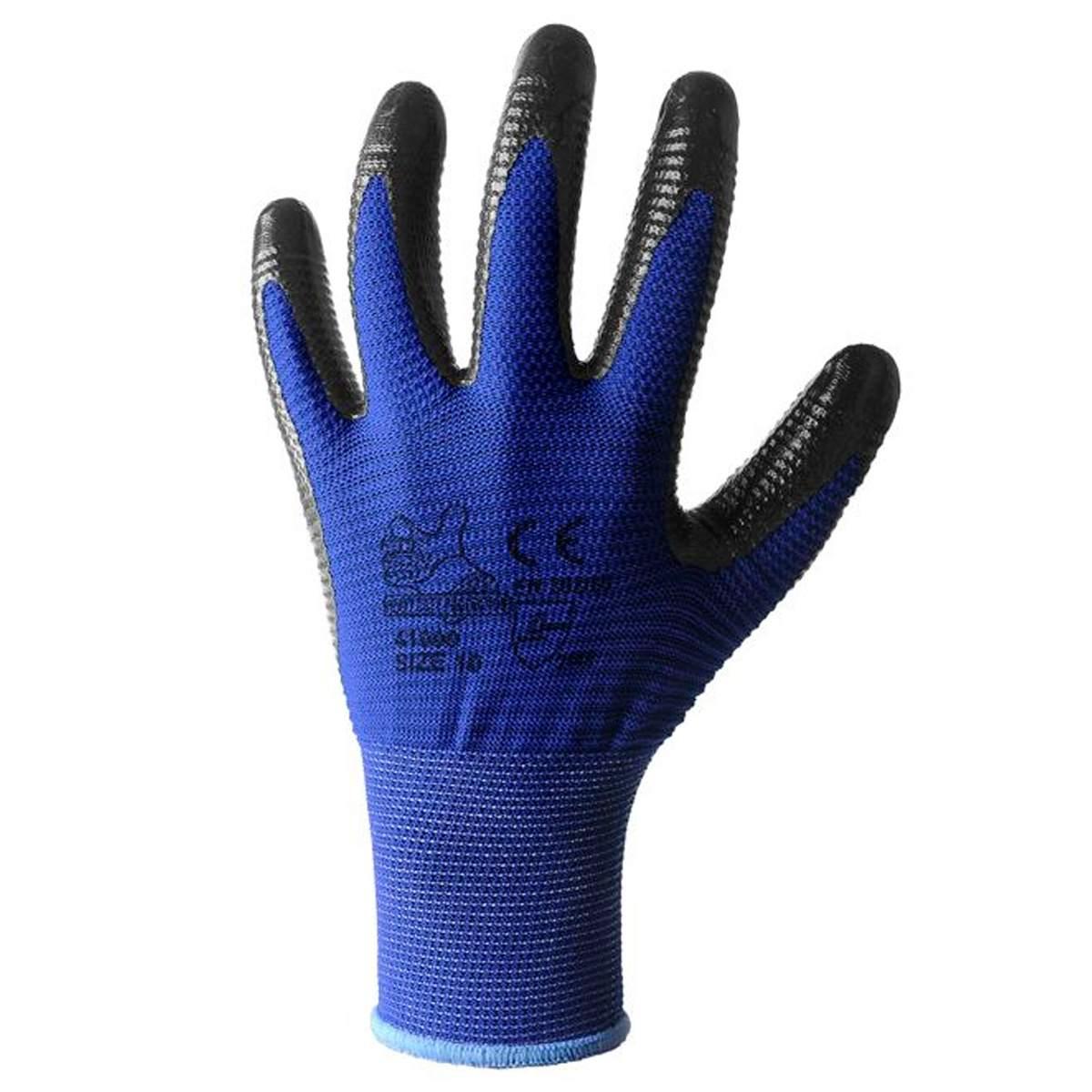 Guanto poliestere/nitrile 'crinkle'