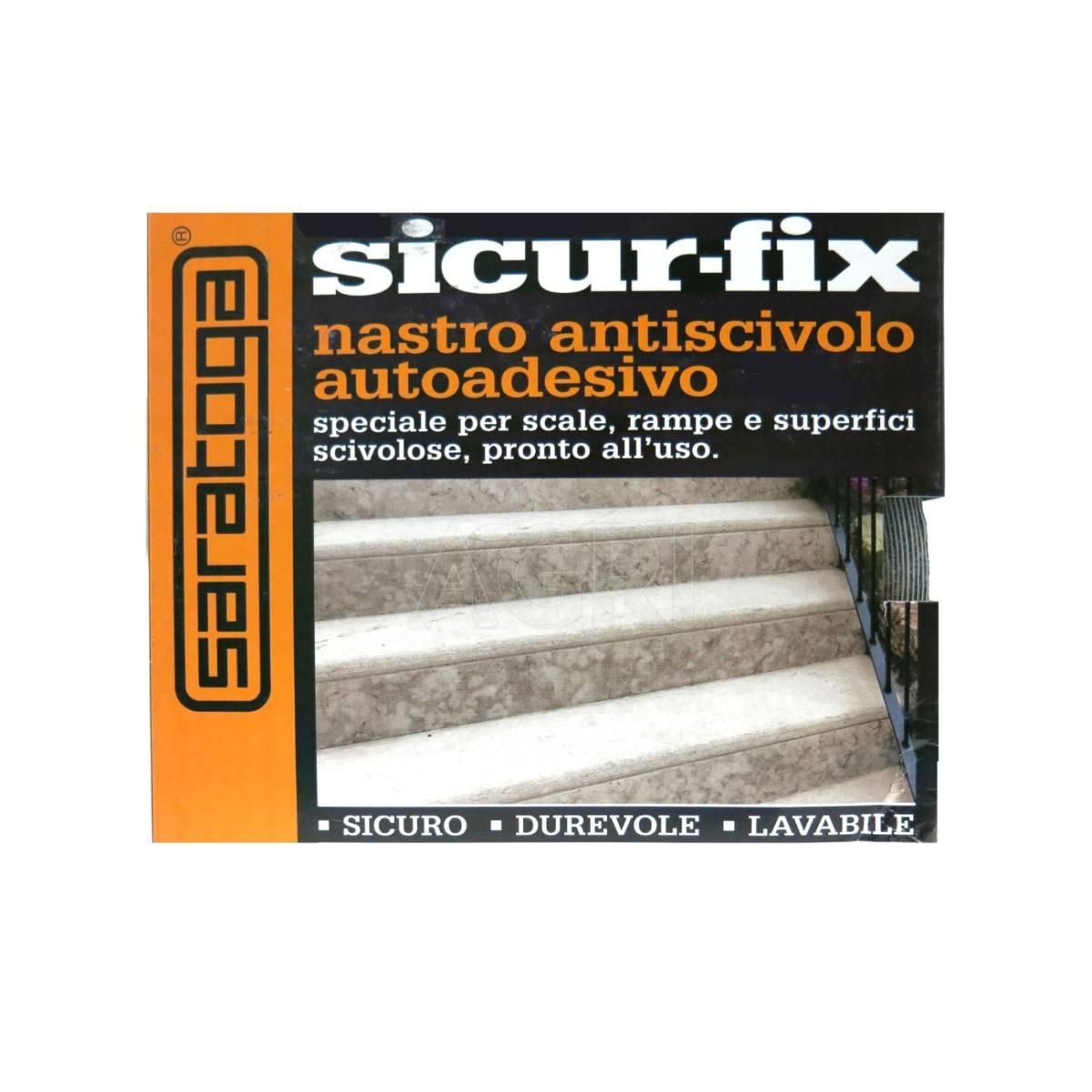 Nastro antiscivolo saratoga bagno e doccia mm25x5mt