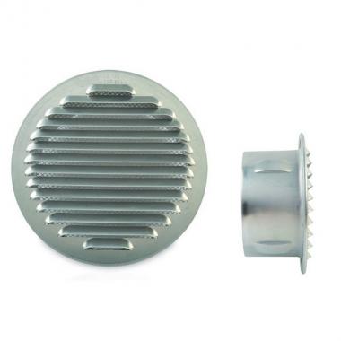 Griglia di aereazione all. tonda mm80
