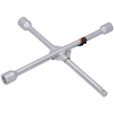 CHIAVE DADI RUOTE AUTO A "X" RINFORZATA MM 17-19-22