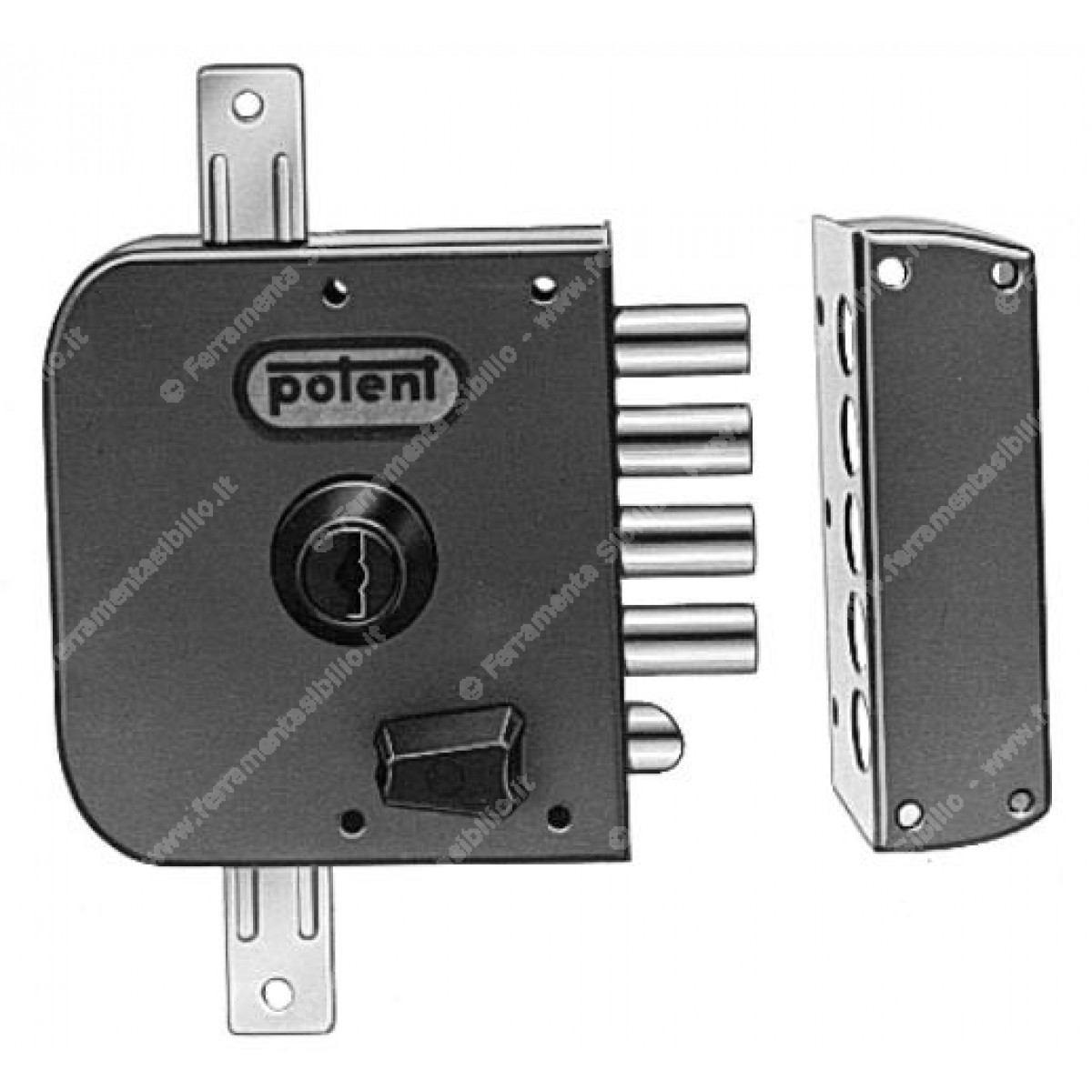 Serratura triplice 520d con aste