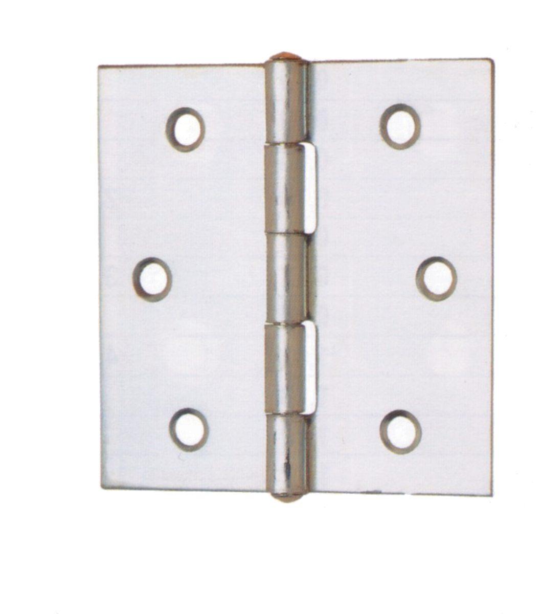 Cerniera quadra p/fisso zincata mm 30