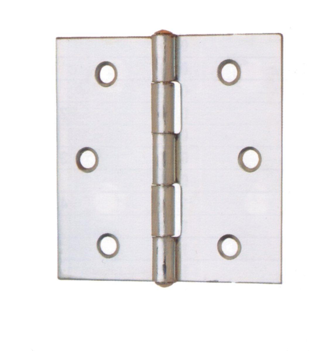 CERNIERA QUADRA P/FISSO ZINC. mm 50